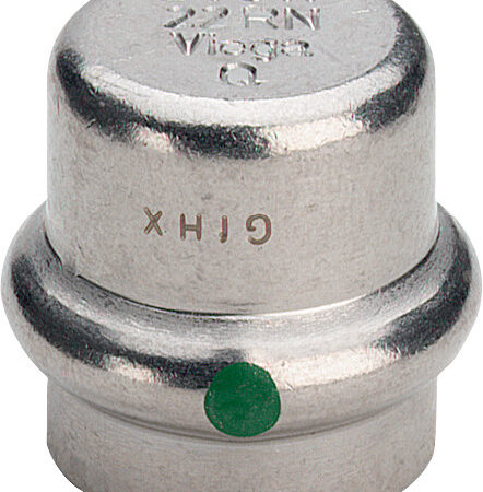 Viega Sanpress Inox-Kappe mit SC-Contur Stahl nichtrostend, Modell 2356 VdS-Zulassung d: 28