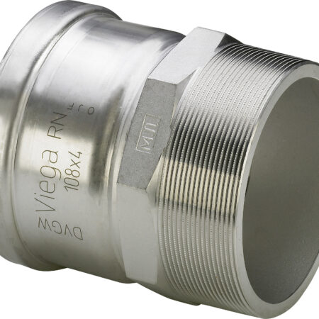 Viega Sanpress Inox XL-Übergangsstück mit SC-Contur Stahl nichtrostend, Modell 2311XL VdS-Zulassung d: 76,1 R: 2½