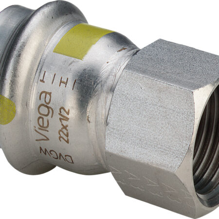 Viega Sanpress Inox G-Übergangsstück mit SC-Contur Stahl nichtrostend, Modell 0212 d: 22 Rp: 1