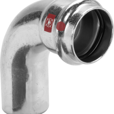 Viega Prestabo-Bogen 90° mit SC-Contur Stahl unlegiert, verzinkt, Modell 1116.1 d: 18