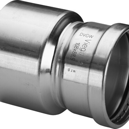Viega Sanpress Inox XL-Reduzierstück mit SC-Contur Stahl nichtrostend, Modell 2315.1XL d1: 64,0 d2: 54