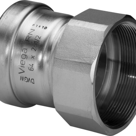 Viega Sanpress Inox XL-Übergangsstück mit SC-Contur Stahl nichtrostend, Modell 2312XL d: 76,1 Rp: 2½