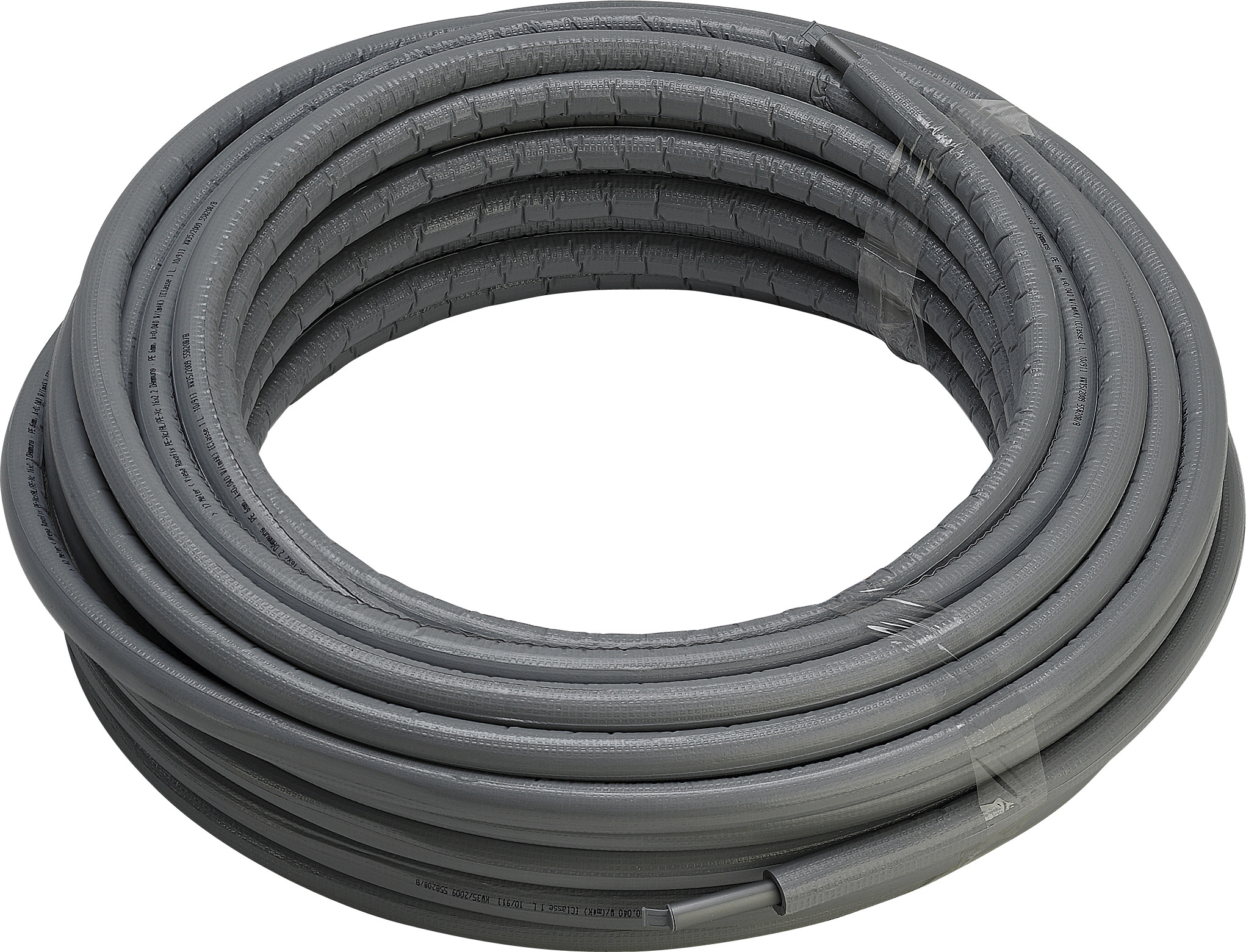 Viega Raxofix-Mehrschichtverbundrohr Ausstattung, Rundumdämmung 6 mm grau (λ=0,040 W/mK), Modell 5302.6 d: 16 s: 2.2 V: 0.106 L: 50