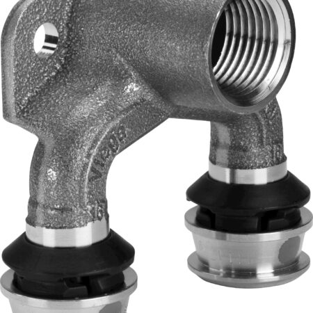Viega Doppelwinkel Raxofix 5325.7 in 20mm x Rp1/2 Siliziumbronze