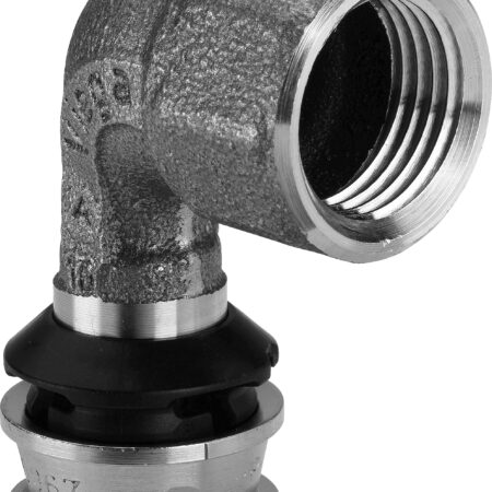 Viega Raxofix-Übergangsbogen 90° mit SC-Contur Siliziumbronze, Modell 5314.11 d: 16 Rp: ½