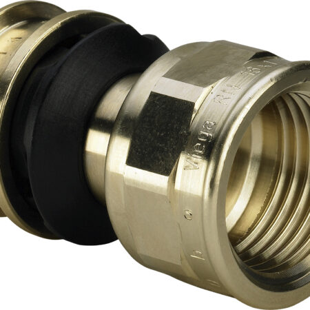 Viega Raxofix-Übergangsstück mit SC-Contur Siliziumbronze, Modell 5312 d: 50 Rp: 1¼
