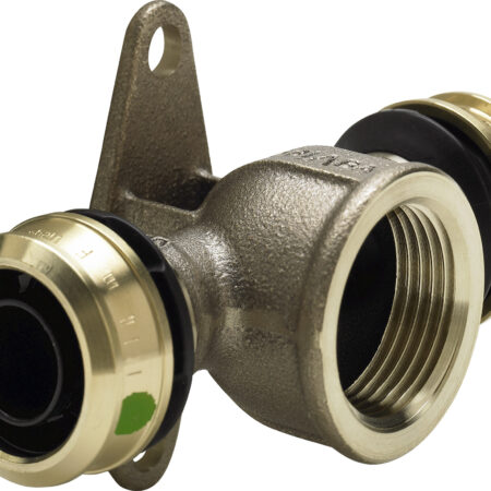 Viega Raxofix-Wandscheiben-T-Stück mit SC-Contur Siliziumbronze, Modell 5325.8 d1: 16 Rp: ½ d2: 16