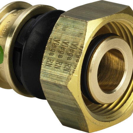 Viega Raxofix-Anschlussverschraubung mit SC-Contur Für Eurokonus, Messing, Modell 5381 d: 16 G: ¾
