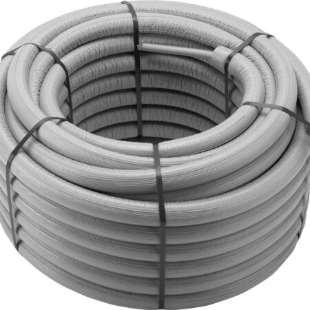 Viega Raxofix-Mehrschichtverbundrohr Ausstattung,  Rundumdämmung 13 mm grau (λ=0,040 W/mK), Modell 5302.4 d: 20 s: 2.8 V: 0.163 L: 50