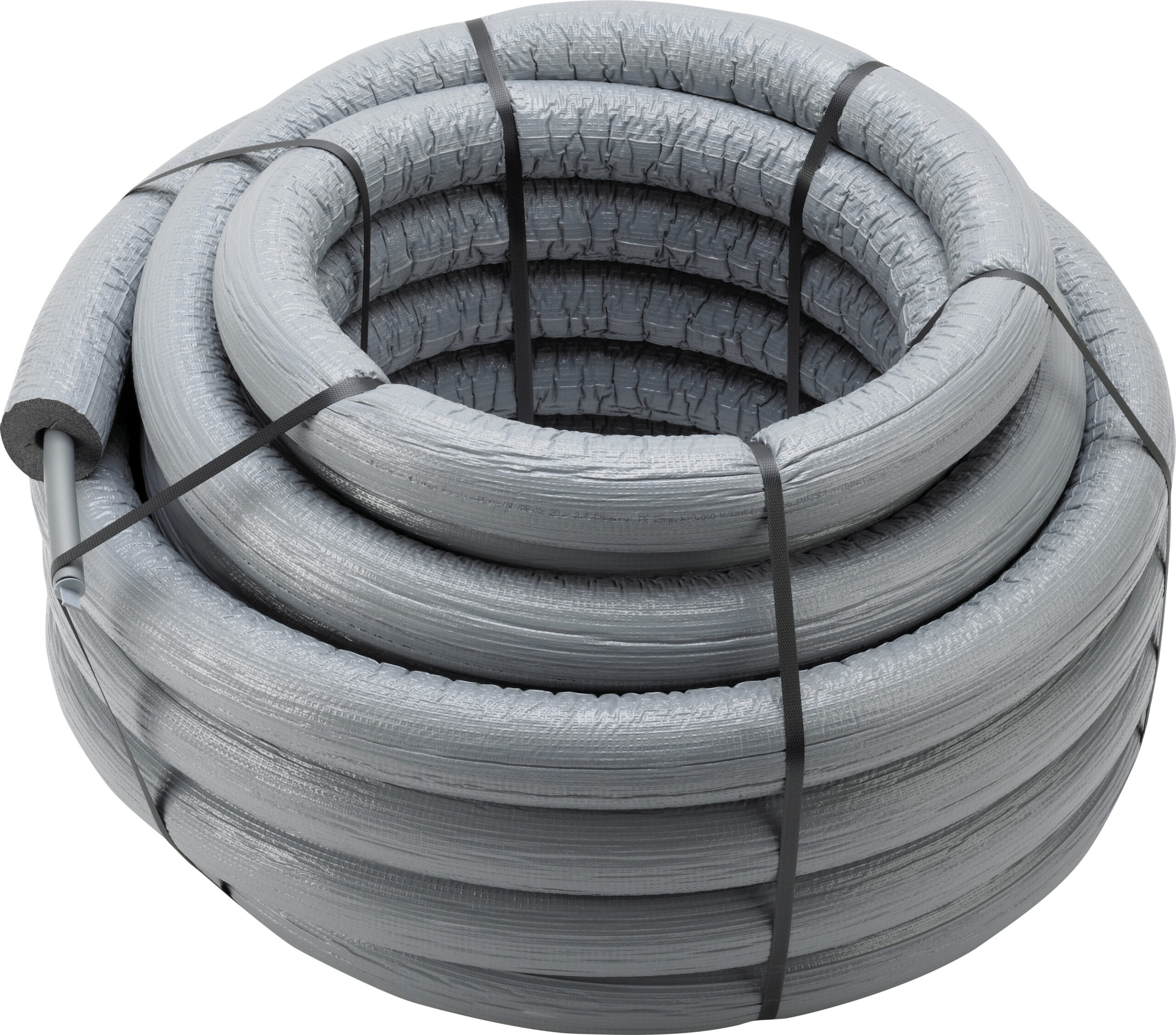 Viega Raxofix-Mehrschichtverbundrohr Ausstattung, Rundumdämmung 26 mm grau (λ=0,040 W/mK), Modell 5302.3 d: 16 s: 2.2 V: 0.106 L: 25