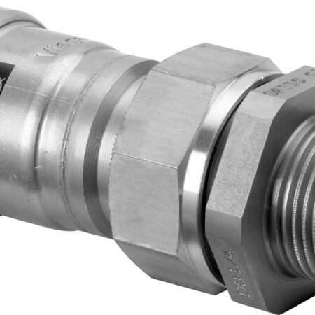 Viega Megapress-Übergangsverschraubung mit SC-Contur Stahl unlegiert, Zink-Nickel-Beschichtung, flachdichtend, Modell 4265 VdS-Zulassung DN: 25 D: 1 R: 1