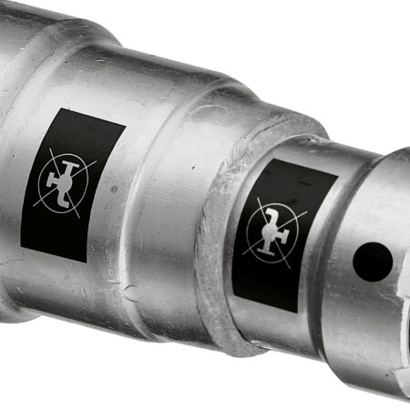 Viega Megapress-Reduziermuffe mit SC-Contur Stahl unlegiert, Zink-Nickel-Beschichtung, Modell 4215.2 DN1: 20 D1: ¾ DN2: 15 D2: ½