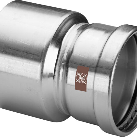 Viega Temponox XL-Reduzierstück Stahl nichtrostend, Modell 1715.1XL d1: 108,0 d2: 88,9
