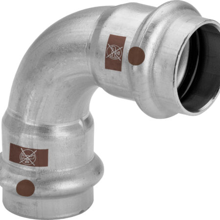 Viega Temponox-Bogen 90° Stahl nichtrostend, Modell 1716 d: 22