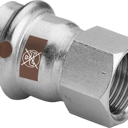 Viega Temponox-Übergangsstück Stahl nichtrostend, Modell 1712 d: 22 Rp: 1