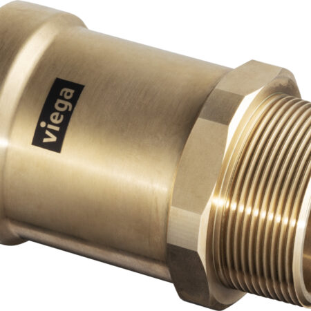 Viega Megapress-Übergangsstück Siliziumbronze, Modell 4211.4 DN: 32 D: 1¼ R: 1¼