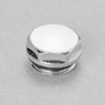 VN-Blindstopfen Messing vern. 1/2' AG mit O-Ringabdichtung