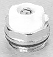 VN-Entlueftungsstopfen 1/2' AG mit O-Ring, Messing vernickelt