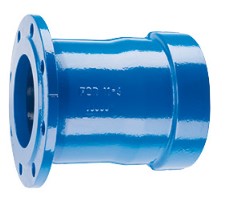 TRM-VRS-EU-Stueck blau DN 300 m.Langmuffe Fl. geb. PN10