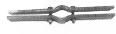 Vogel Tragschellen f.Druckrohr R5/4", 6/4"