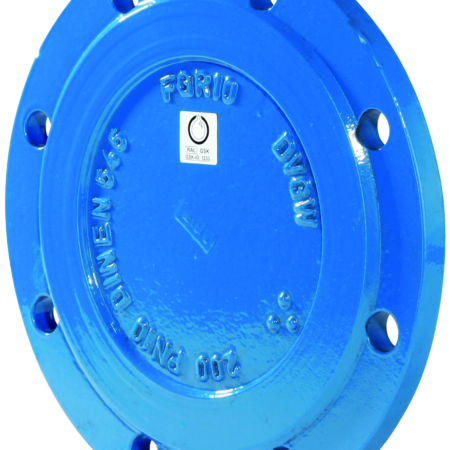 XI-Gewindeflansch DN80 Fl. geb. PN10/16 Innengewinde 3" GGG epoxybeschichtet