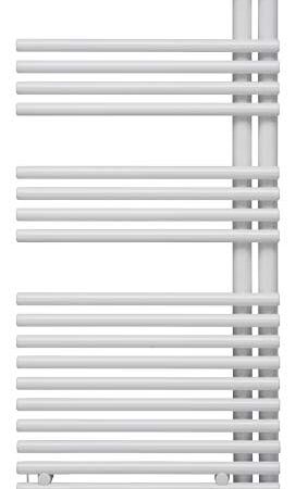 ZE Handtuchwärmer Forma Asym, links, elektrisch LFAEL-170-60/DD 1801x60x596, RAL 9016