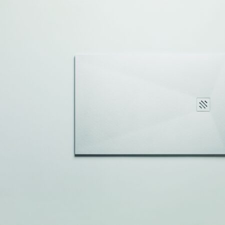 Resigres Mineralgussduschwanne Zero weiss 100x100x2,4 cm